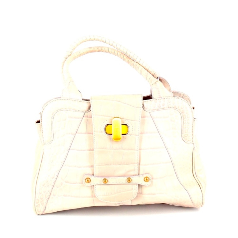 Max Mara Embossed leather hand bag